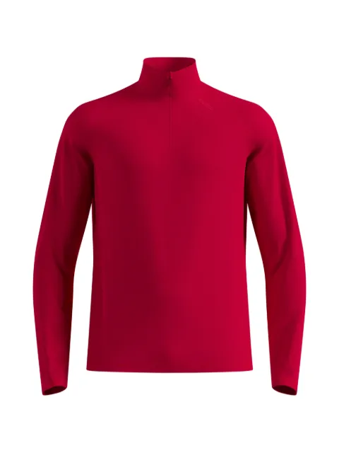 ODLO quarter-zip raglan-sleeve top