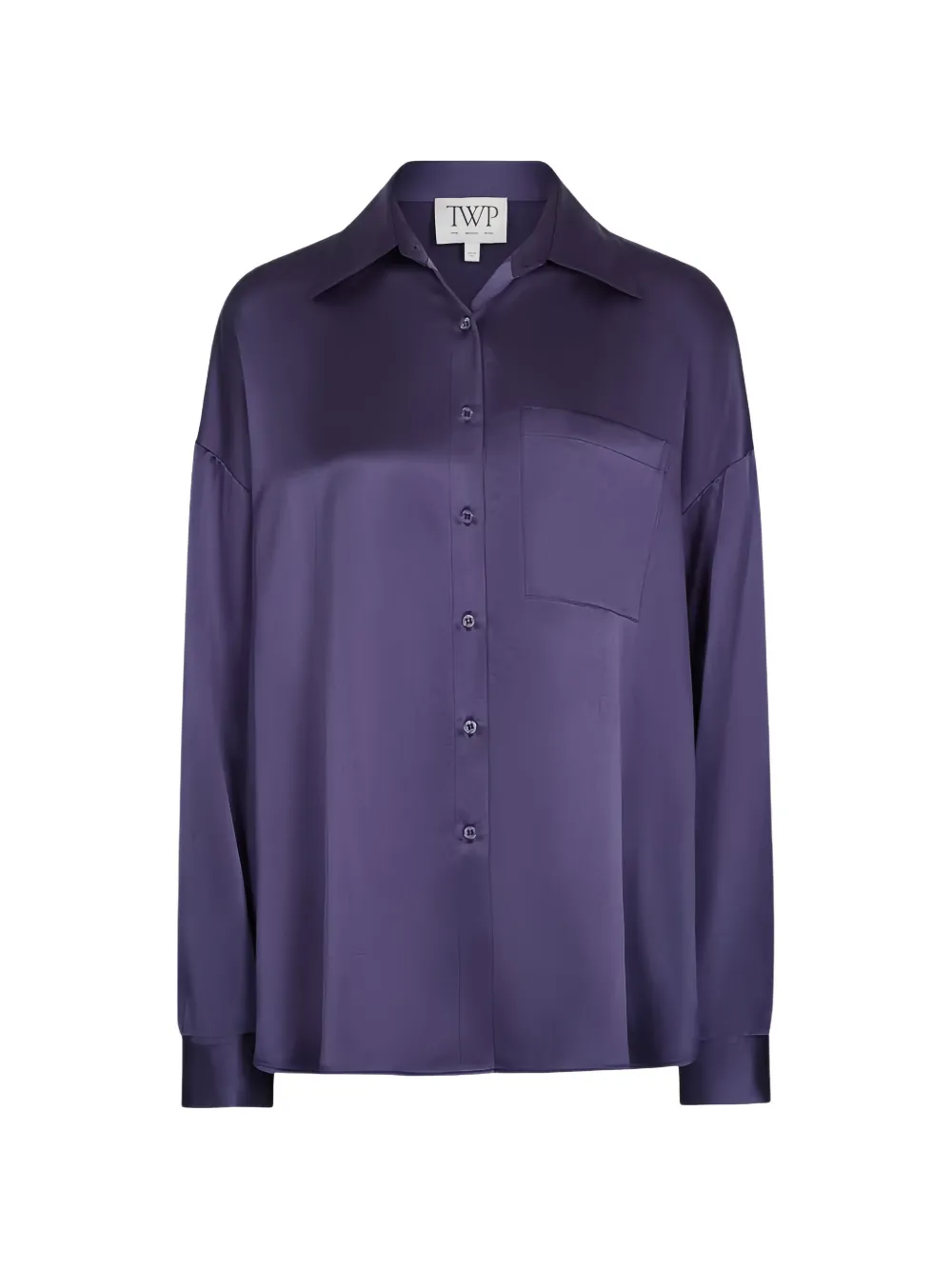 TWP Something Borrowed silk shirt - Blue