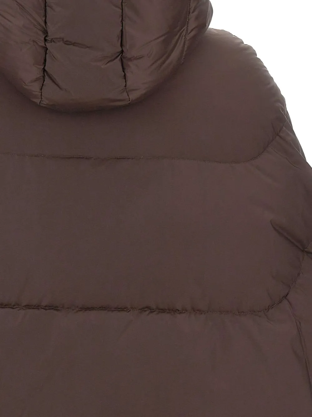 Tatras Reila donsjack met capedesign Bruin