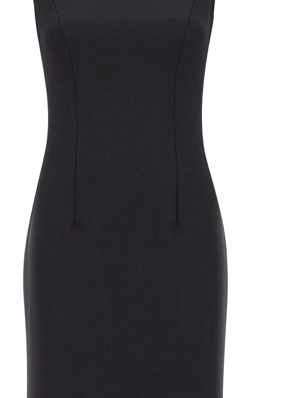 Tagliatore Viola sleeveless midi dress Zwart