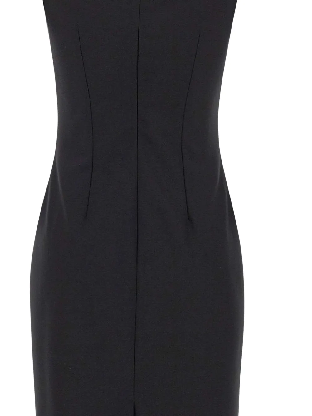 Tagliatore Viola sleeveless midi dress Zwart