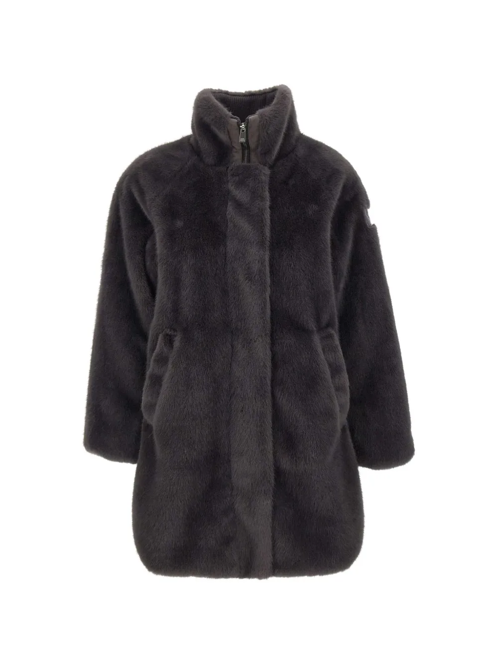 Tatras Zaria Faux-fur Coat In Grey