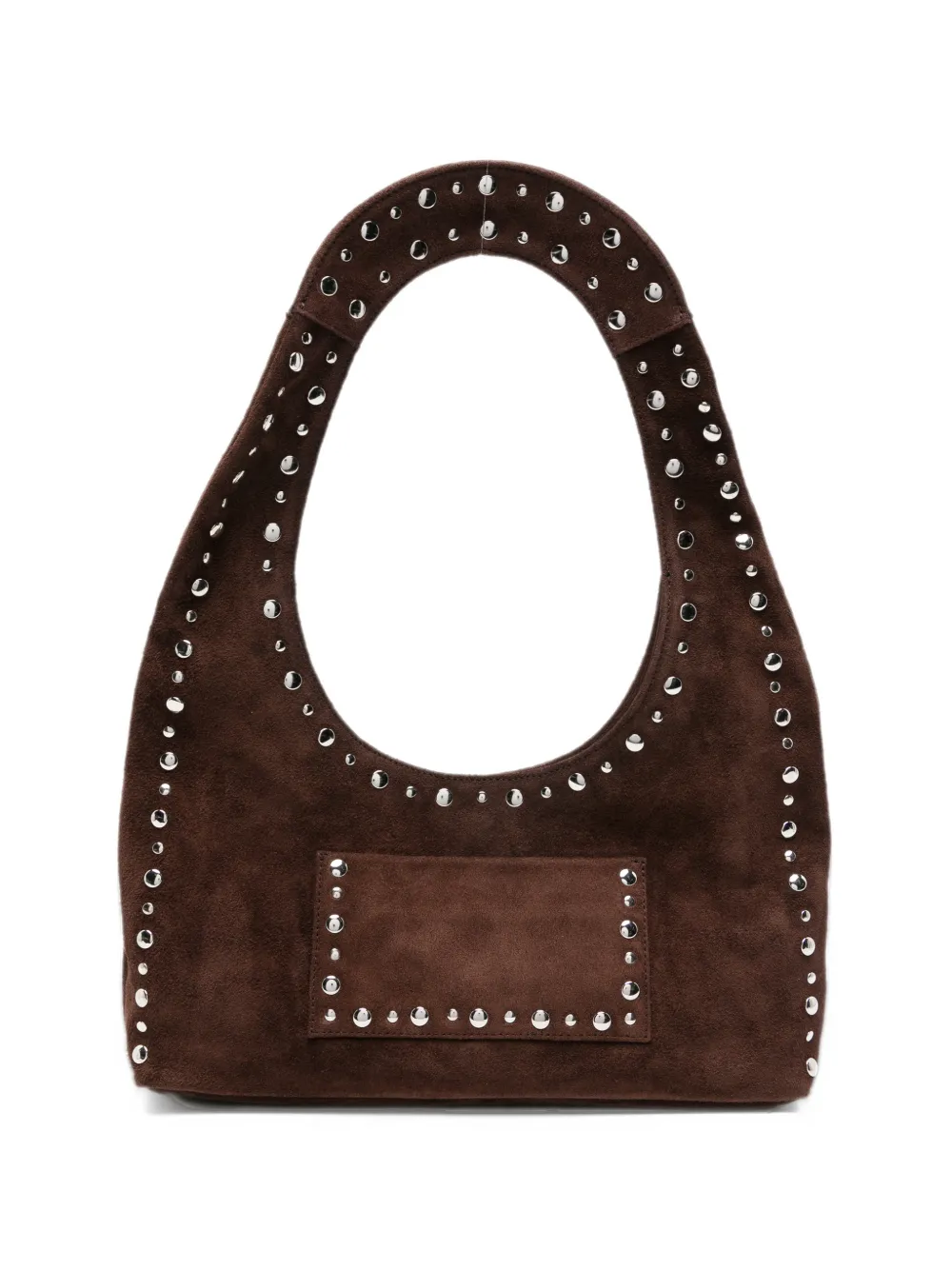 Gimaguas Franca stud-embellished shoulder bag - Brown