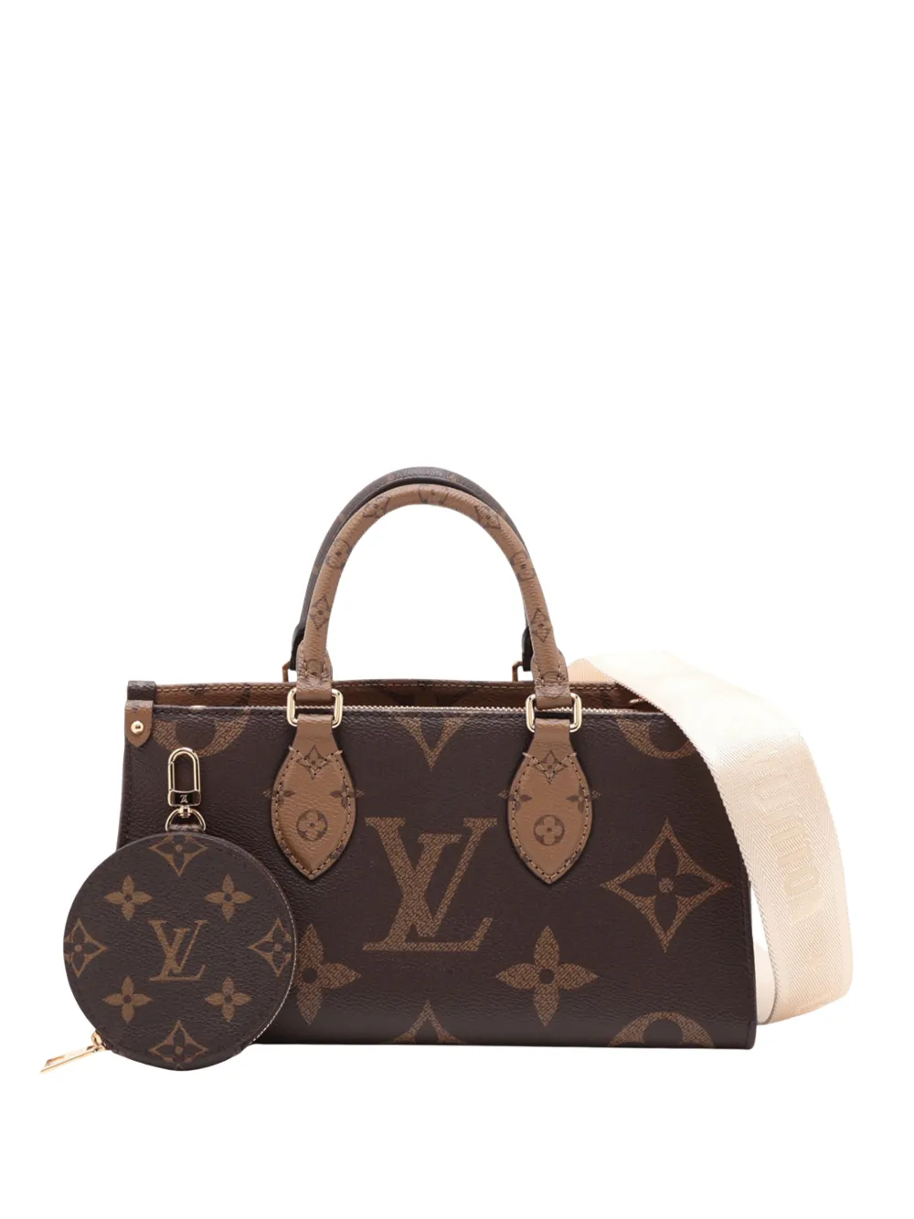 Louis Vuitton Pre-Owned 2021-2026 Monogram Reverse OnTheGo East West satchel - Marrone