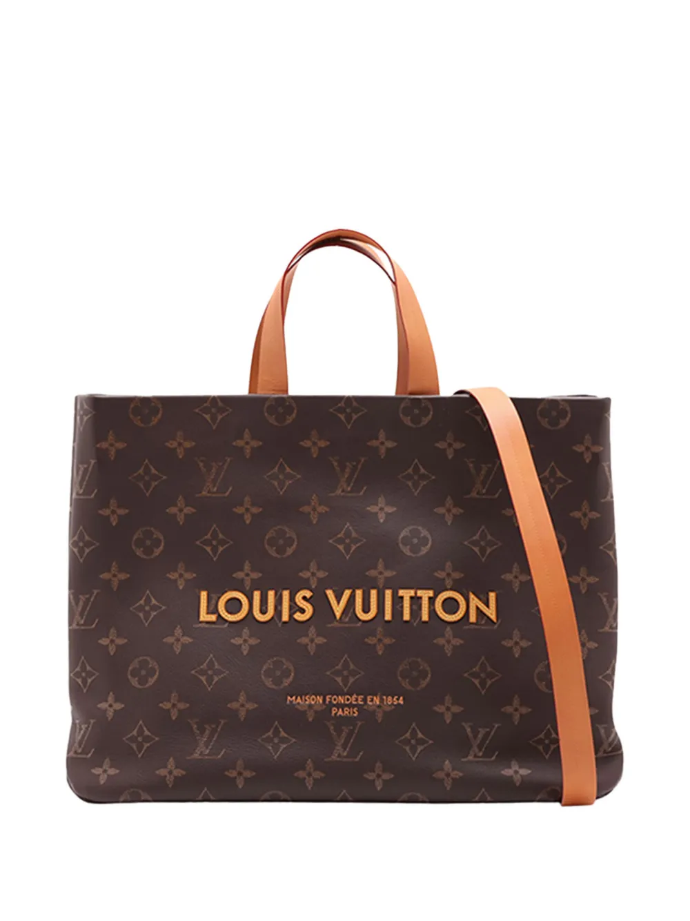 Louis Vuitton Pre-Owned 2021-2026 Autres Cuir Monogram Shopper Tote MM satchel - Marrone