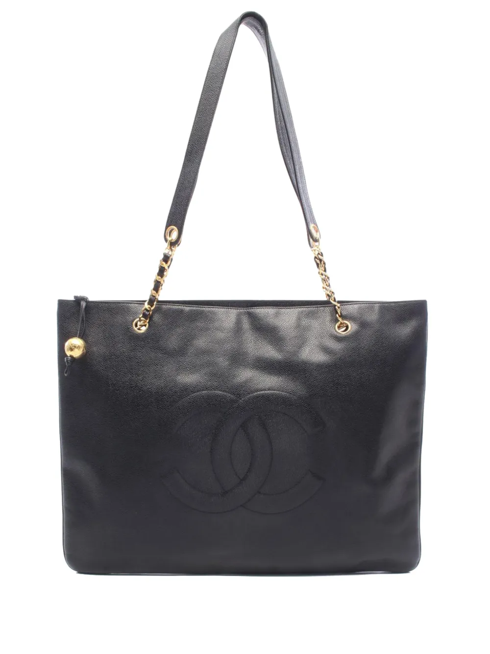 CHANEL Pre-Owned 1994-1996 CC Caviar tote bag - Black