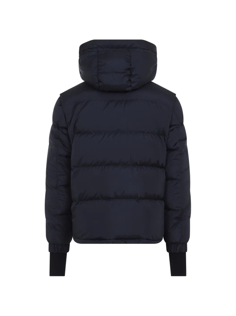 Moncler Grenoble Kasanka quilted hooded down jacket Blauw