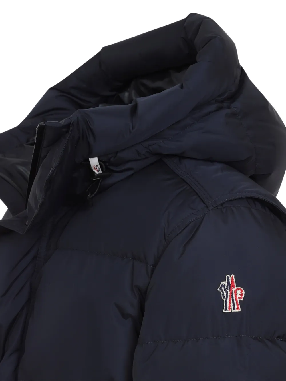 Moncler Grenoble Kasanka quilted hooded down jacket Blauw