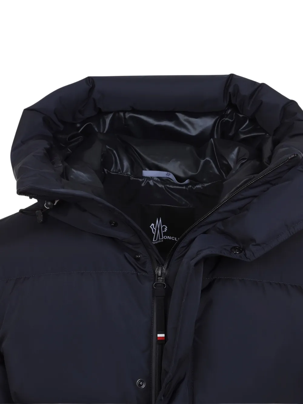 Moncler Grenoble Kasanka quilted hooded down jacket Blauw