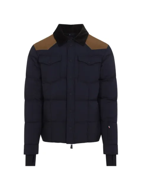 Moncler Grenoble Geltech quilted panelled down ski jacket