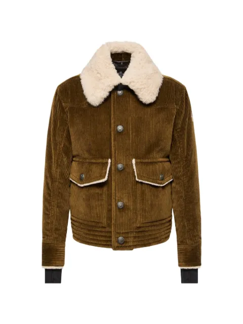 Moncler Grenoble Givrand corduroy fur-collar padded jacket