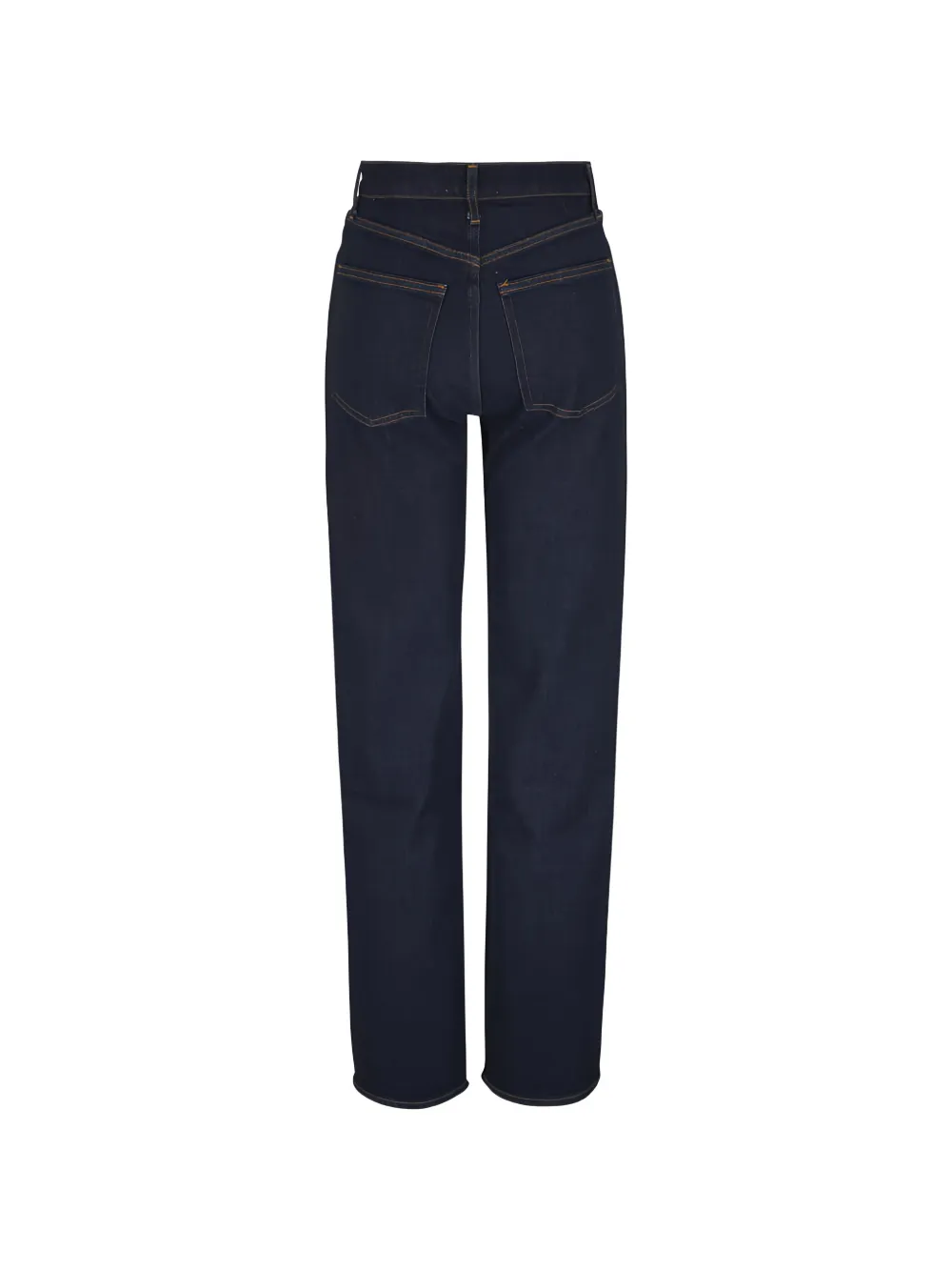 AGOLDE Harper contrast-stitch jeans Blauw
