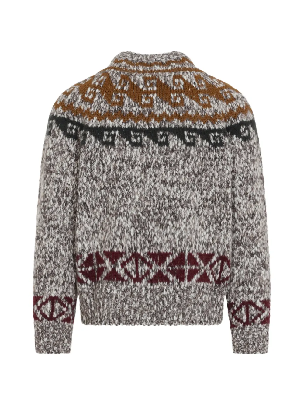 Moncler Grenoble fair isle-knit sweater Bruin