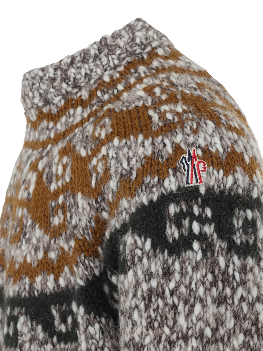 Moncler Grenoble fair isle-knit sweater Bruin