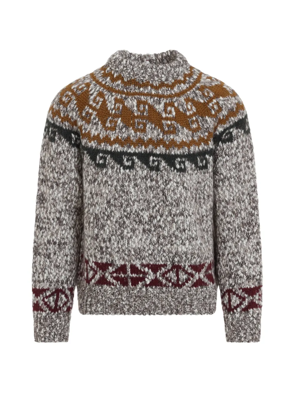Moncler Grenoble fair isle-knit sweater Bruin