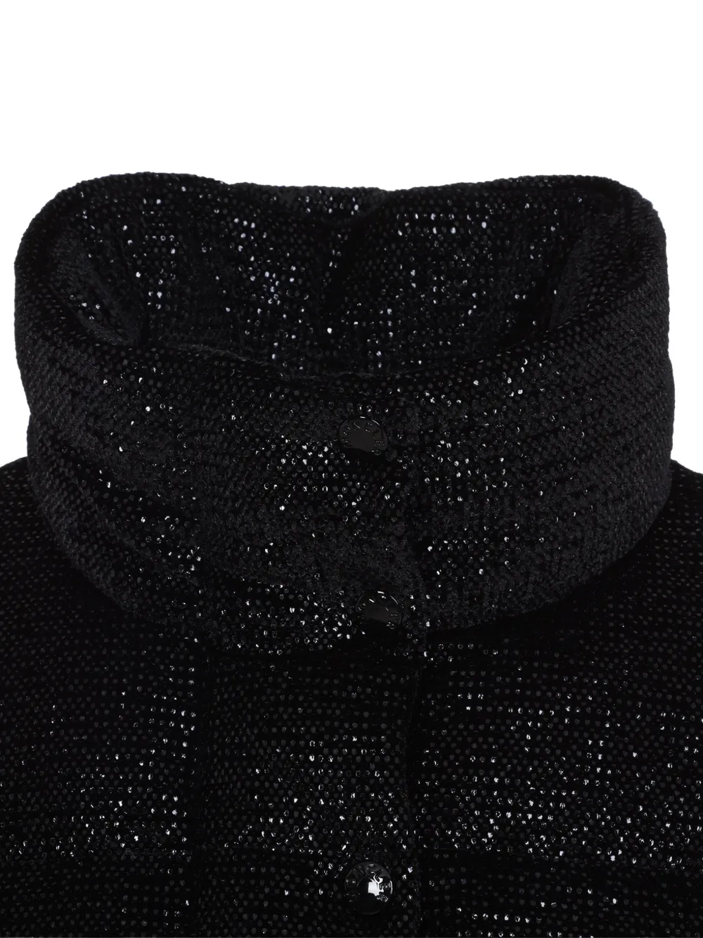 Moncler Mouettes short down jacket Zwart