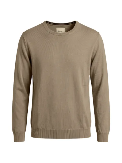 Gant embroidered-logo sweater