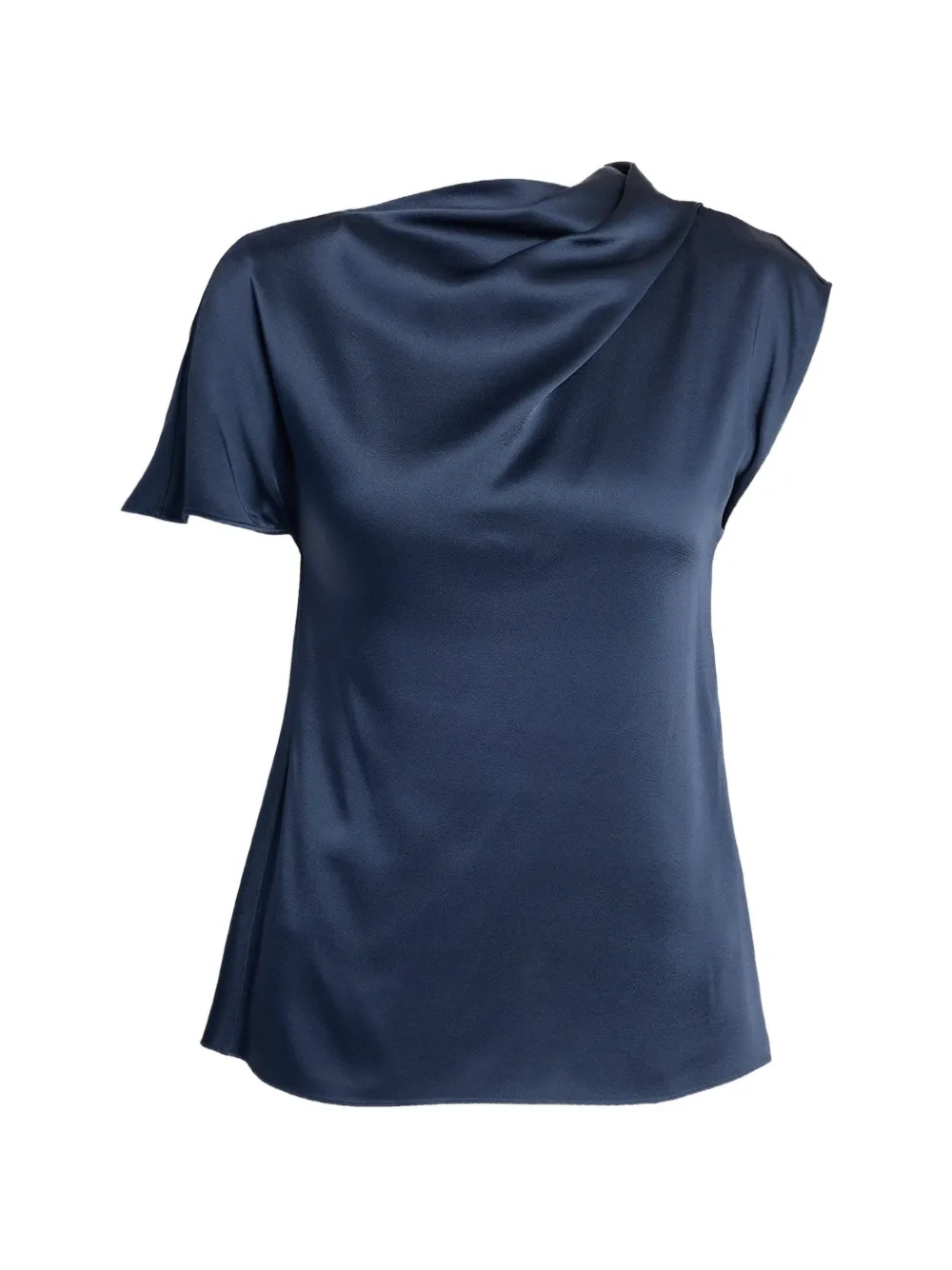 ERDEM draped asymmetric top Blauw