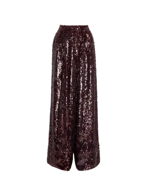 ERDEM sequin-embellished wide-leg trousers