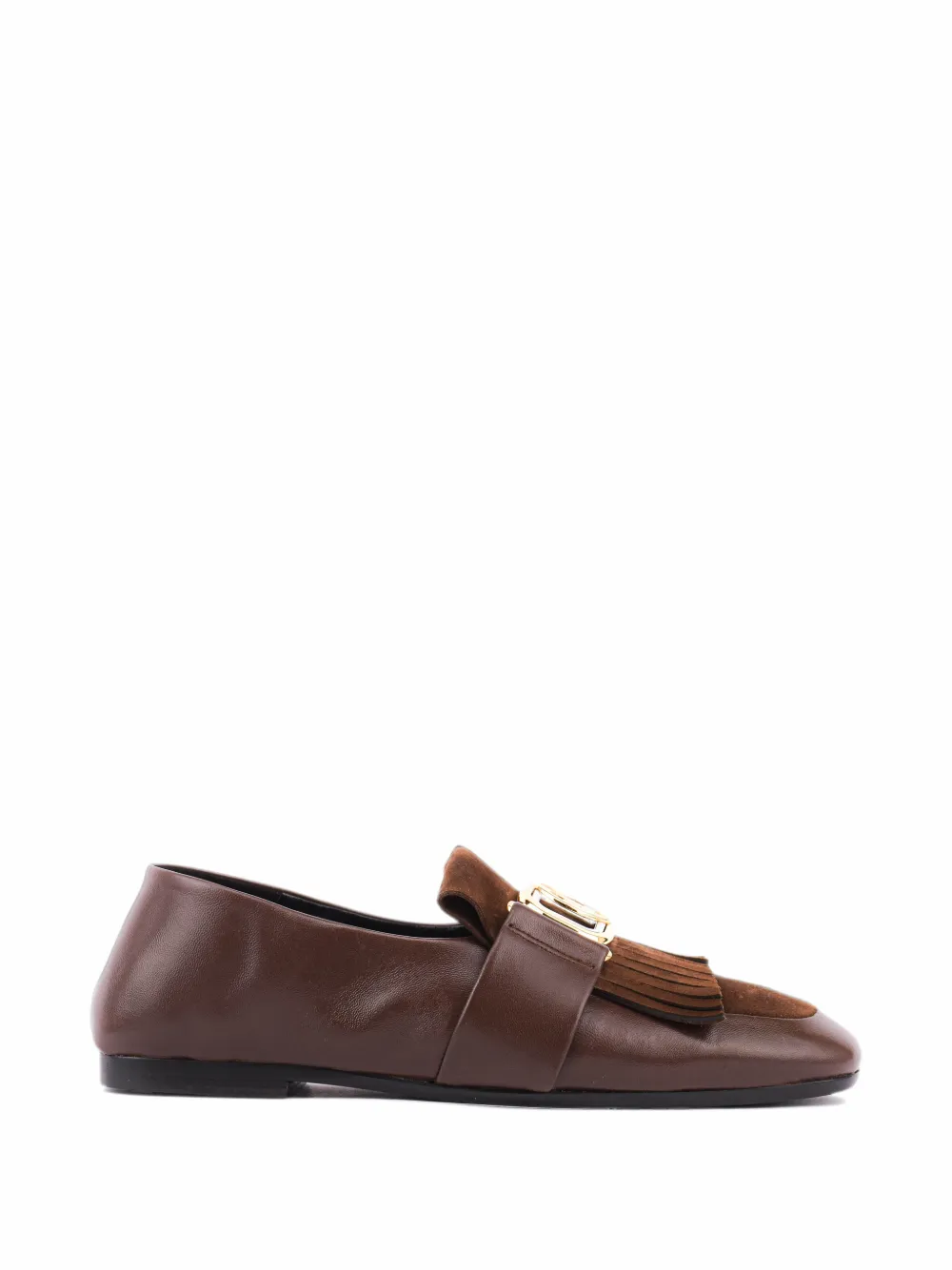 Lanvin Mocassini Mother & Daughter con frange - Marrone