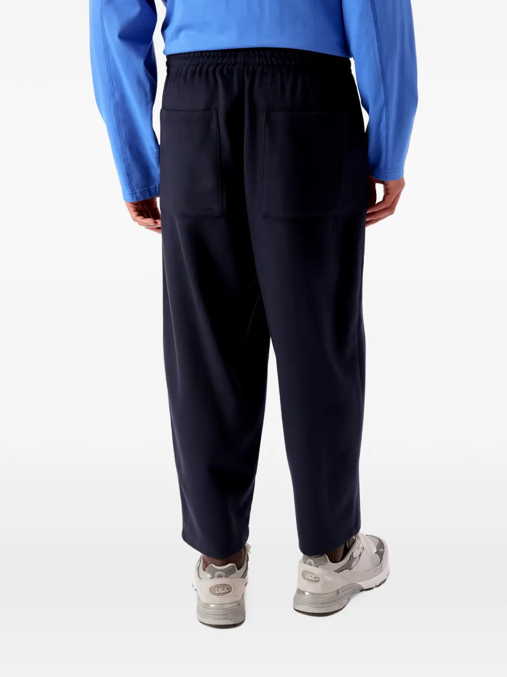 American Vintage Dodiloo elasticated trousers Blauw
