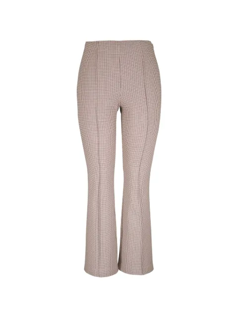 Vince pantalones acampanados a cuadros