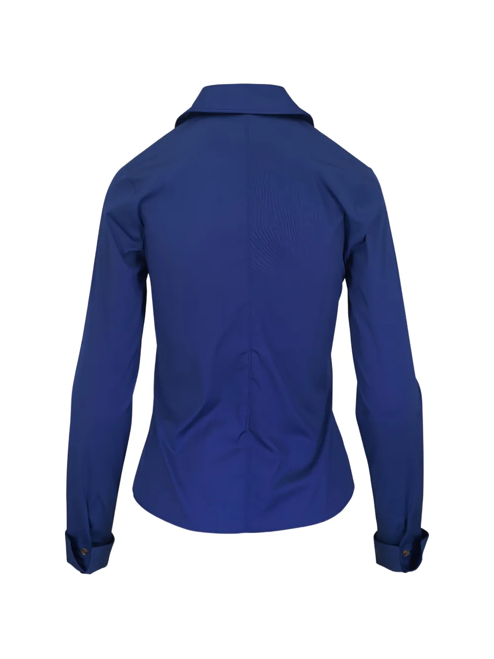 Dorothee Schumacher Poplin Love blouse met verborgen knoopsluiting Blauw