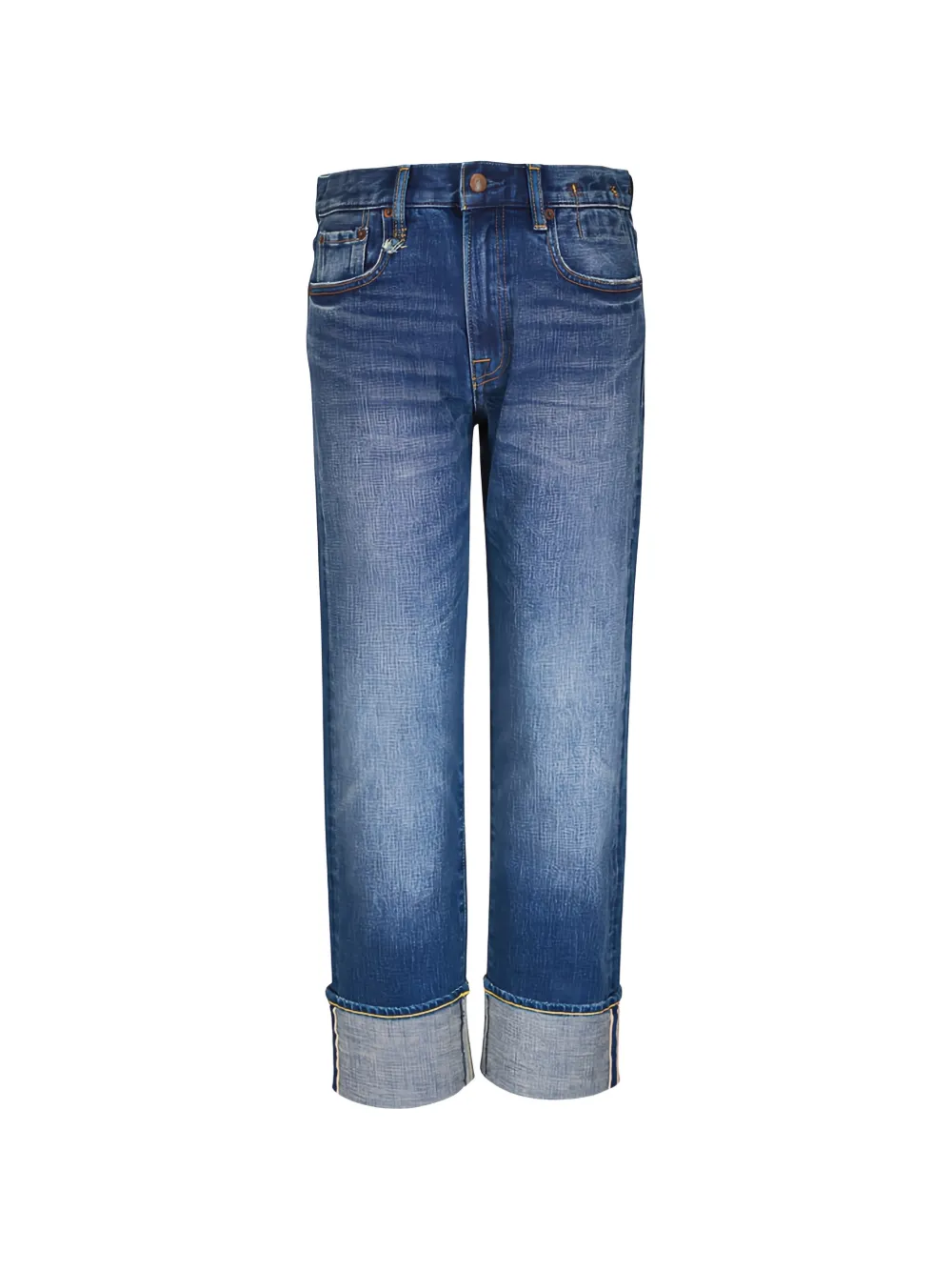 R13 Jeans con risvolto - Blu