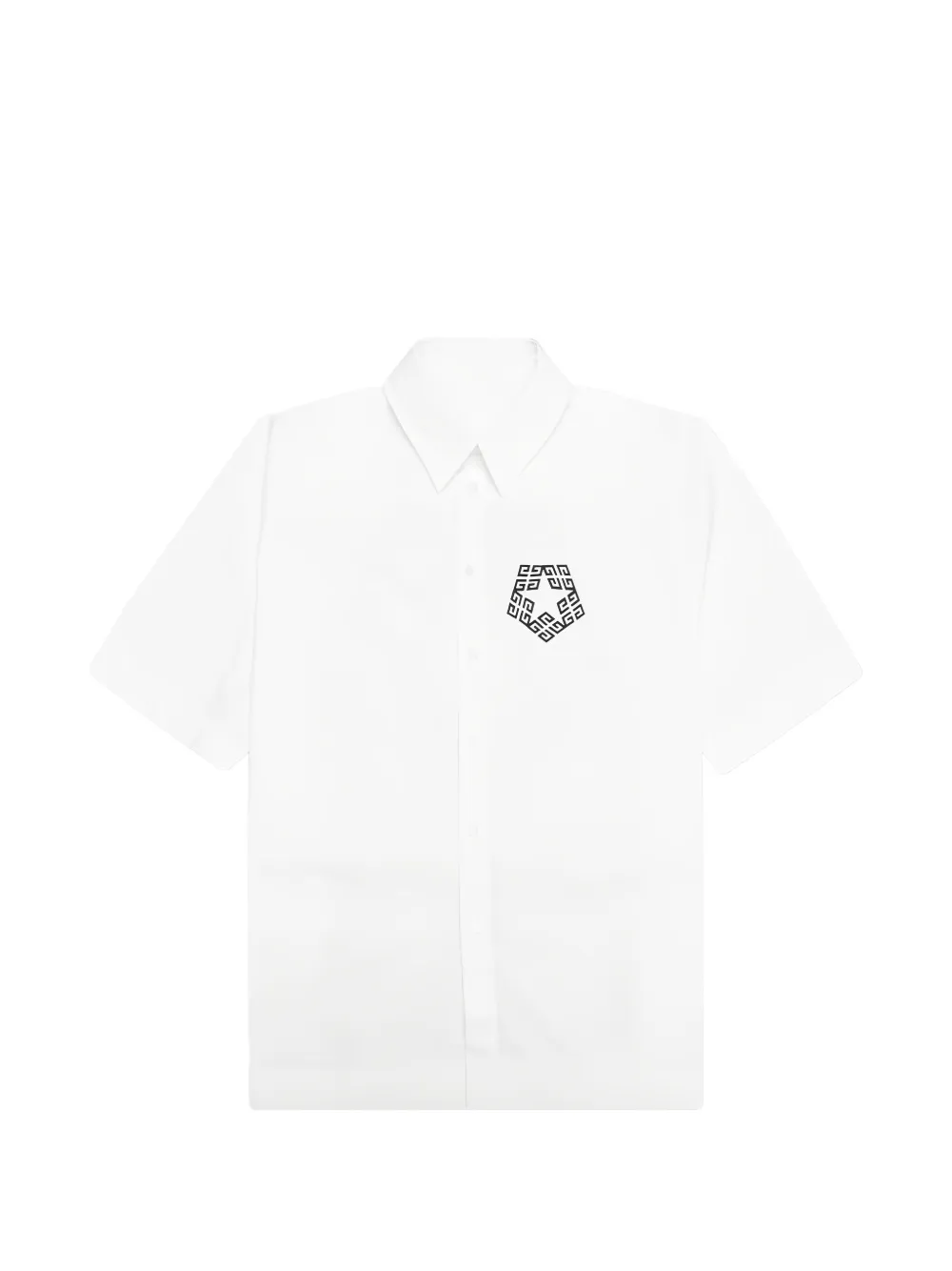 Givenchy Overhemd met boxy-fit en print Wit