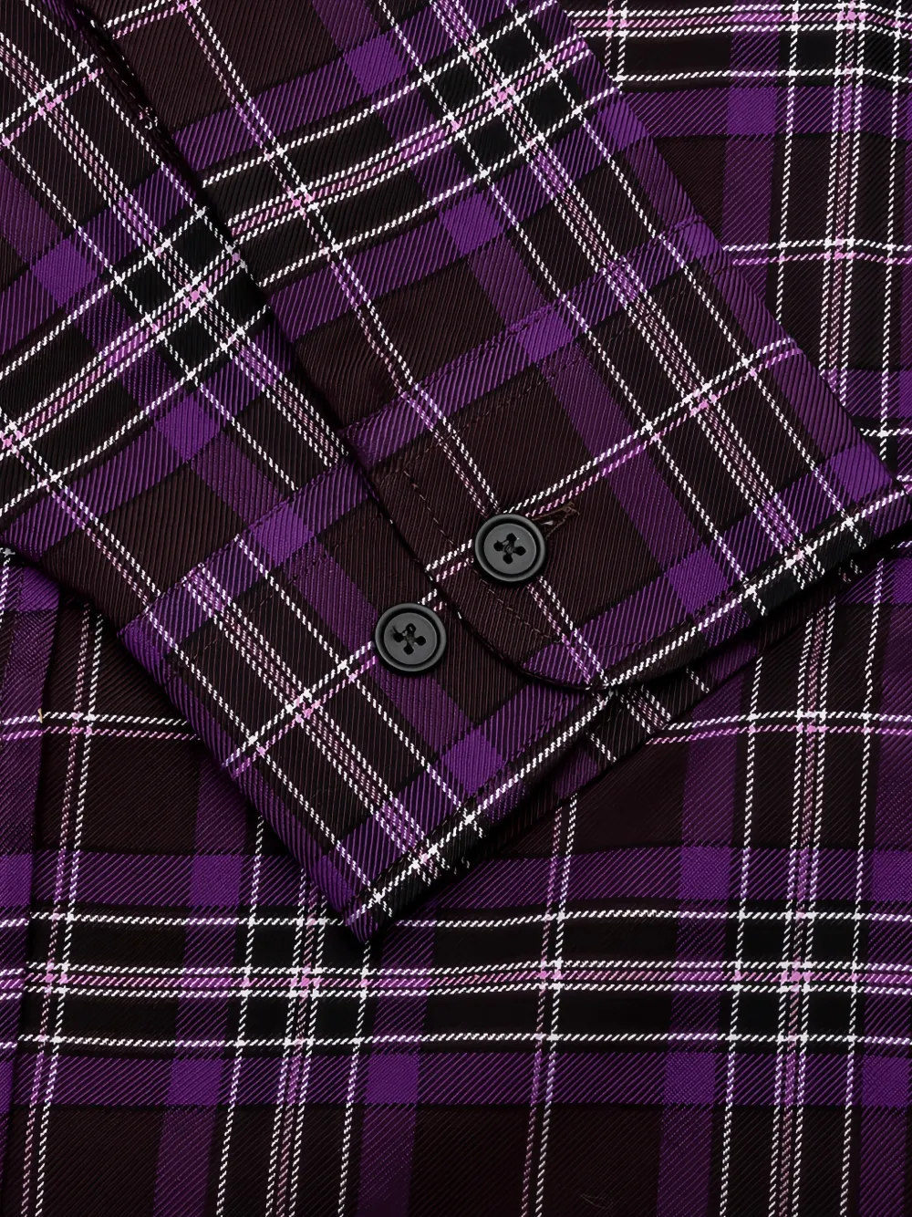 Givenchy check-print logo-embroidered shirt Paars