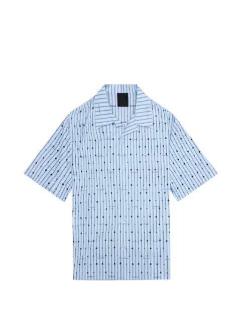 Givenchy stud-embellished striped shirt