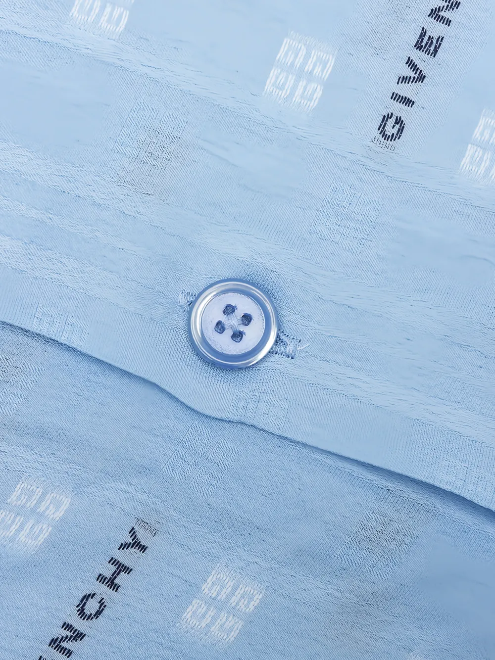 Givenchy 4G-logo boxy-fit shirt Blauw