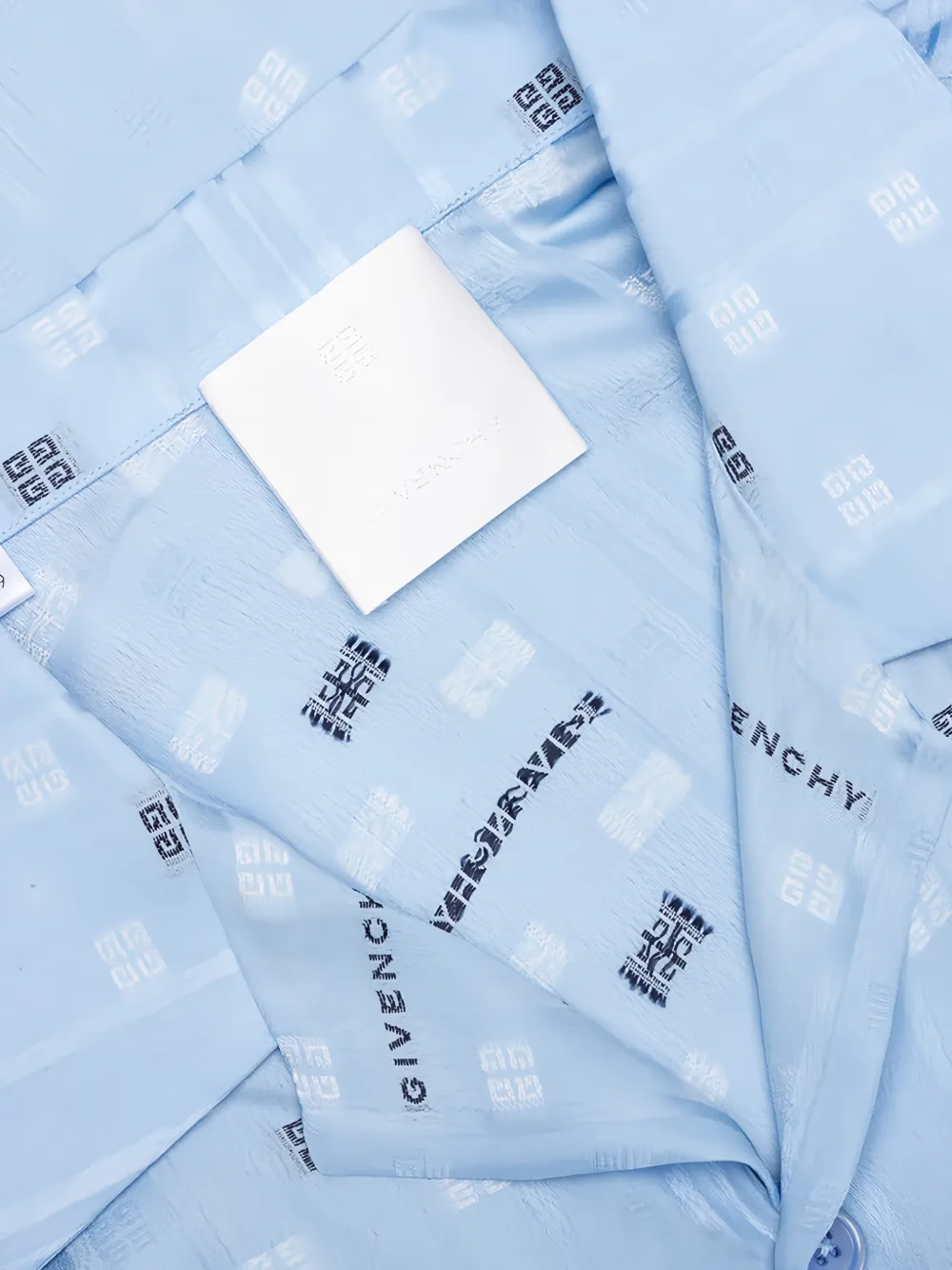 Givenchy 4G-logo boxy-fit shirt Blauw