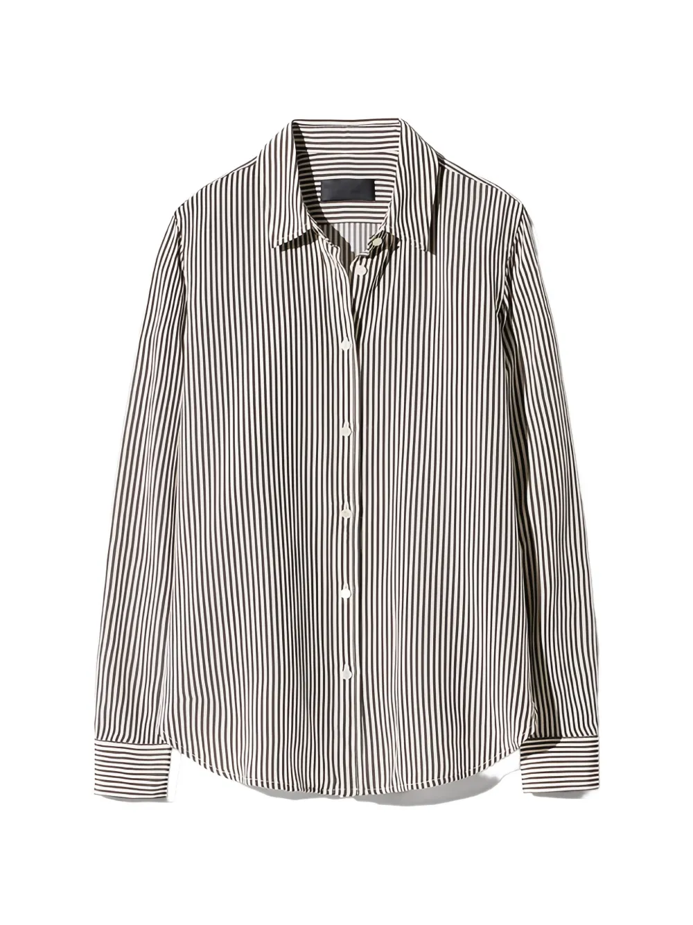 Nili Lotan Gaia vertical-stripe shirt - Brown