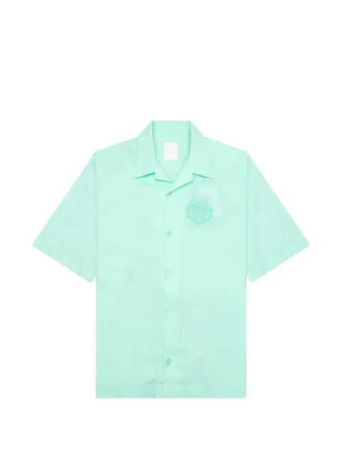 Givenchy logo-embroidered bowling shirt