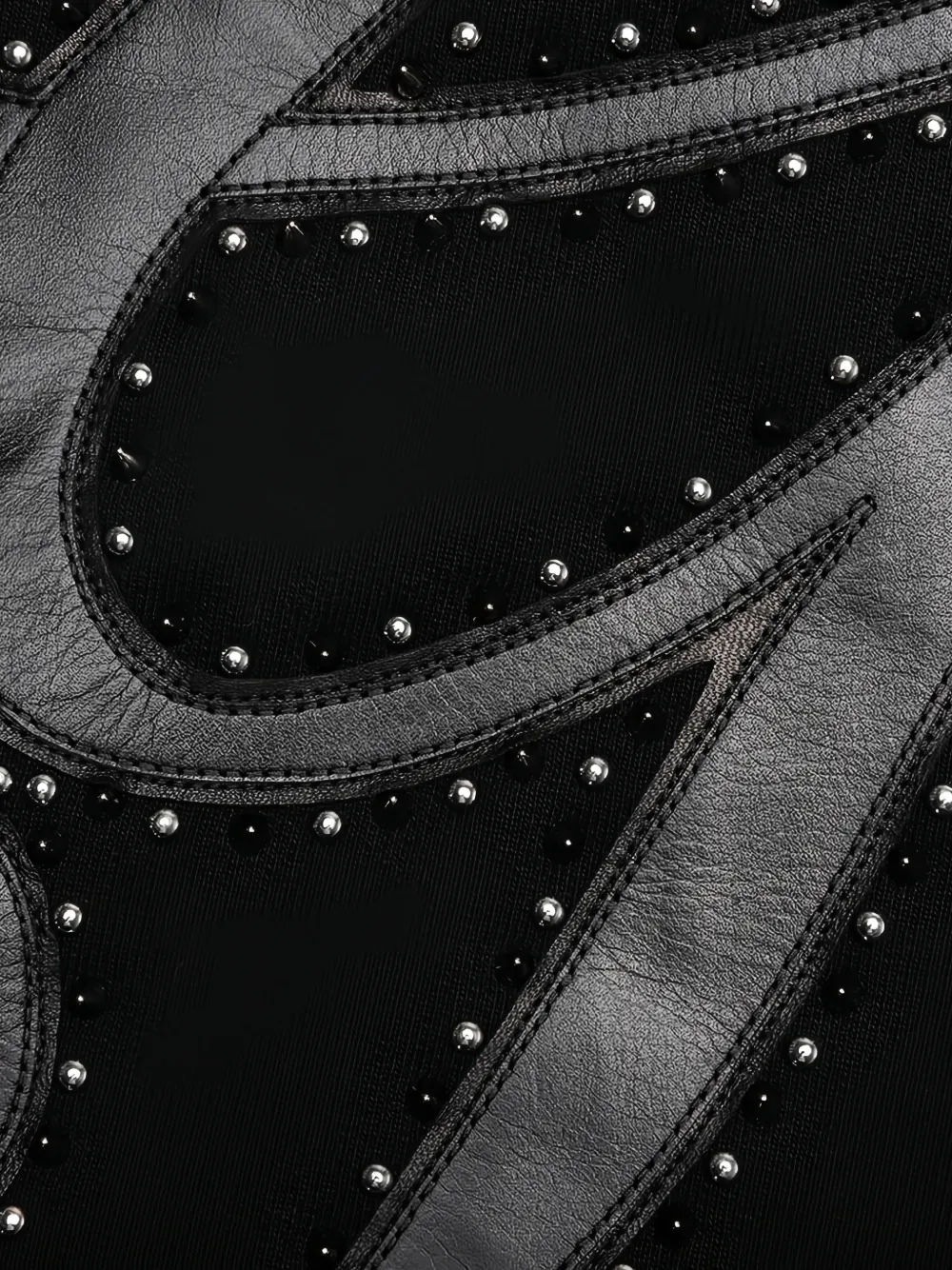 Givenchy stud-embellished 4G-motif hoodie Zwart