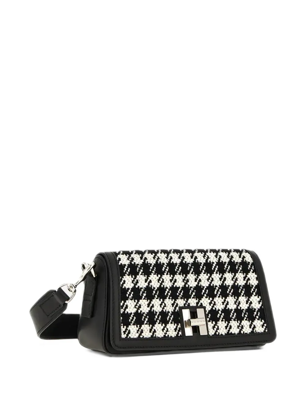 Hogan H-Turn flap bag mini Zwart