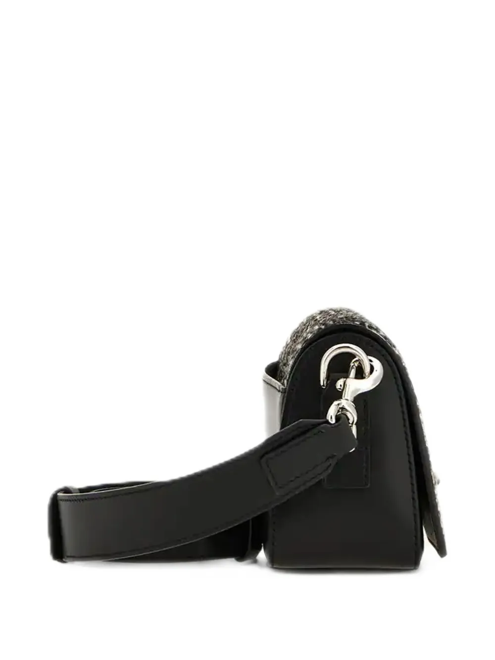 Hogan H-Turn flap bag mini Zwart