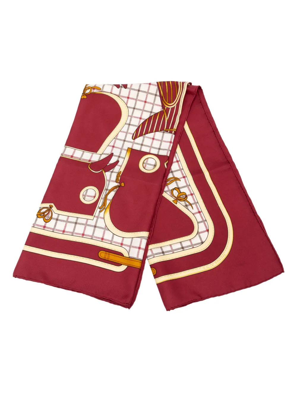 Hermès Pre-Owned 20th Century Camails Silk Scarf scarves - Rot