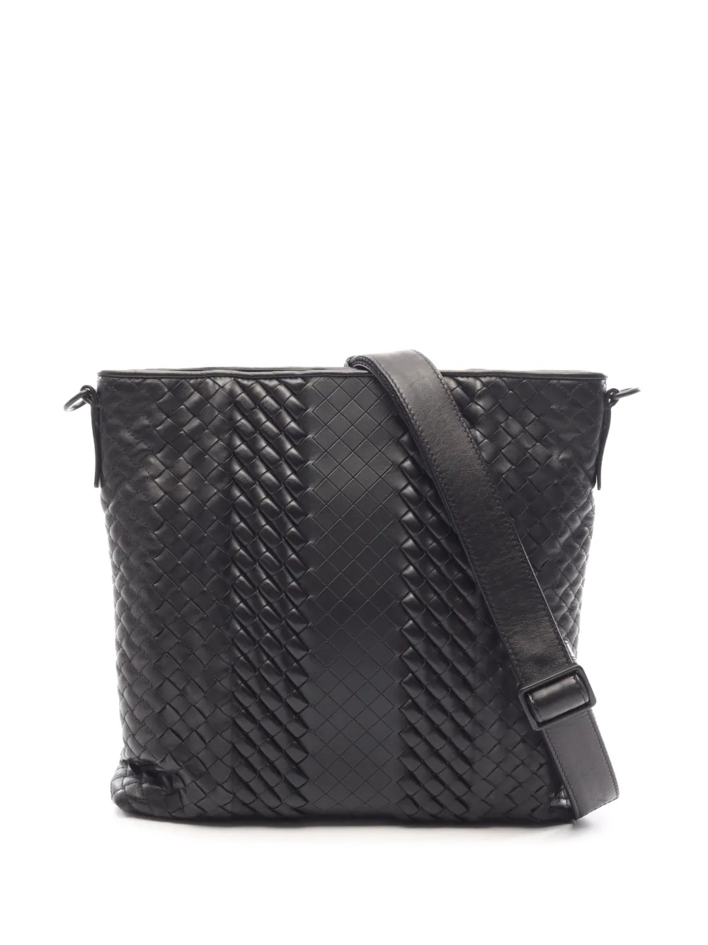 Bottega Veneta Pre-Owned 2000-2026 Nappa Intrecciato crossbody bag - Schwarz