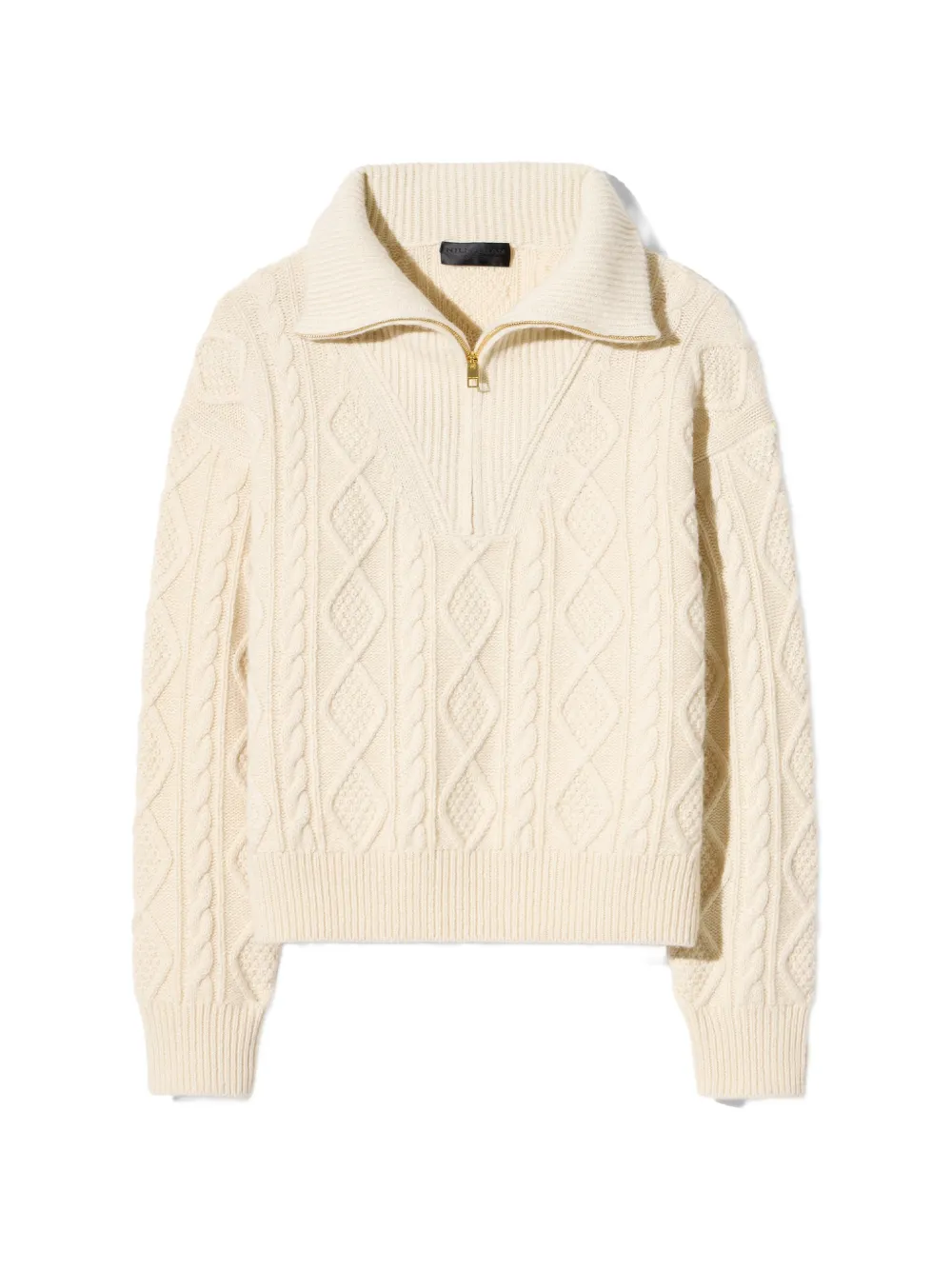 Nili Lotan Jori cable-knit sweater Beige