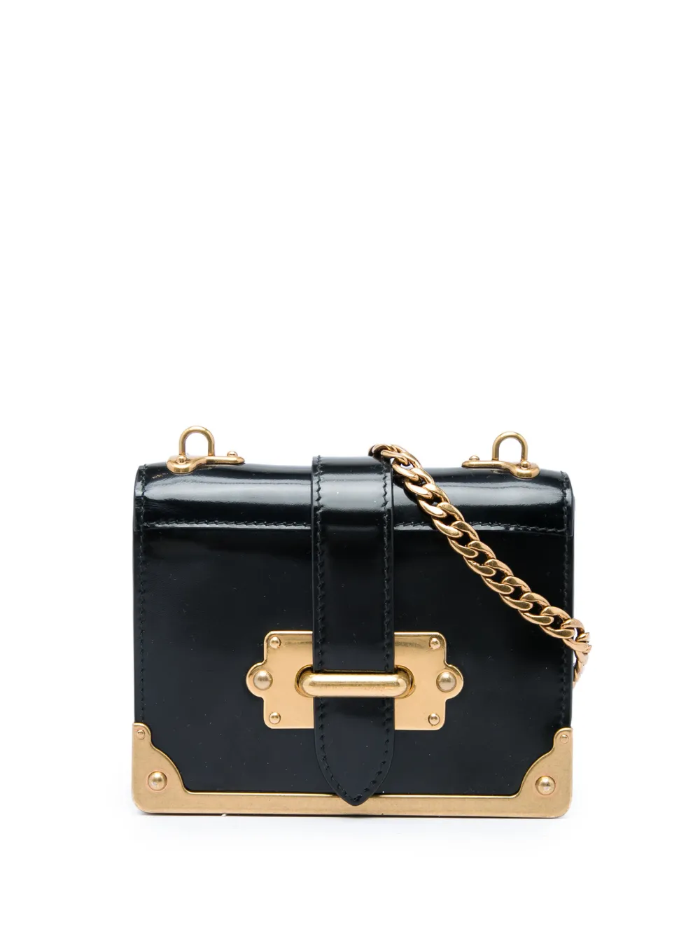 Prada Pre-Owned 2013-2026 Micro Spazzolato Cahier crossbody bag - Nero