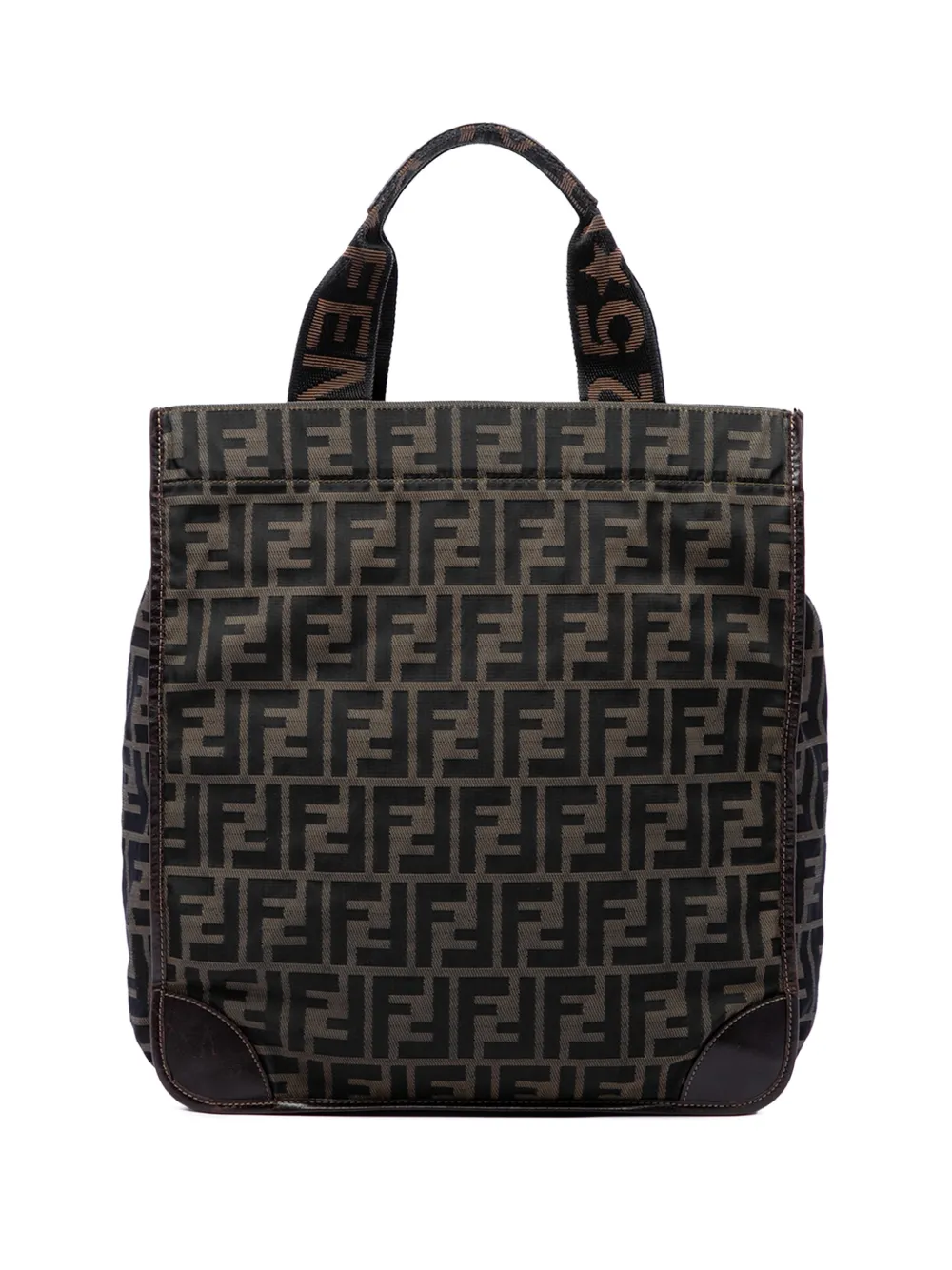 Fendi Pre-Owned 2000-2010 Zucca Canvas Foldable tote bag - Braun
