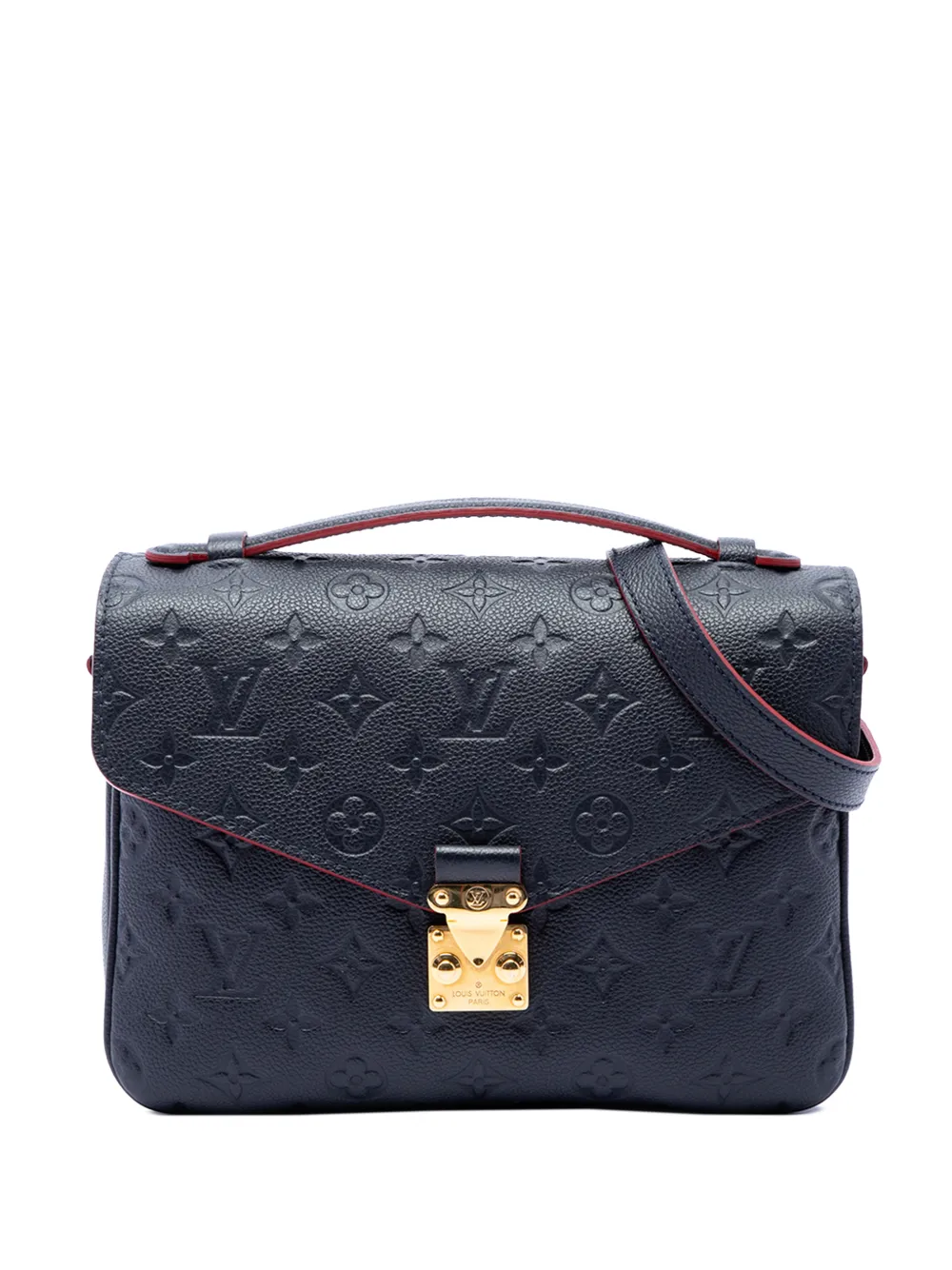 Louis Vuitton Pre-Owned 2020 Monogram Empreinte Pochette Metis satchel - Blue
