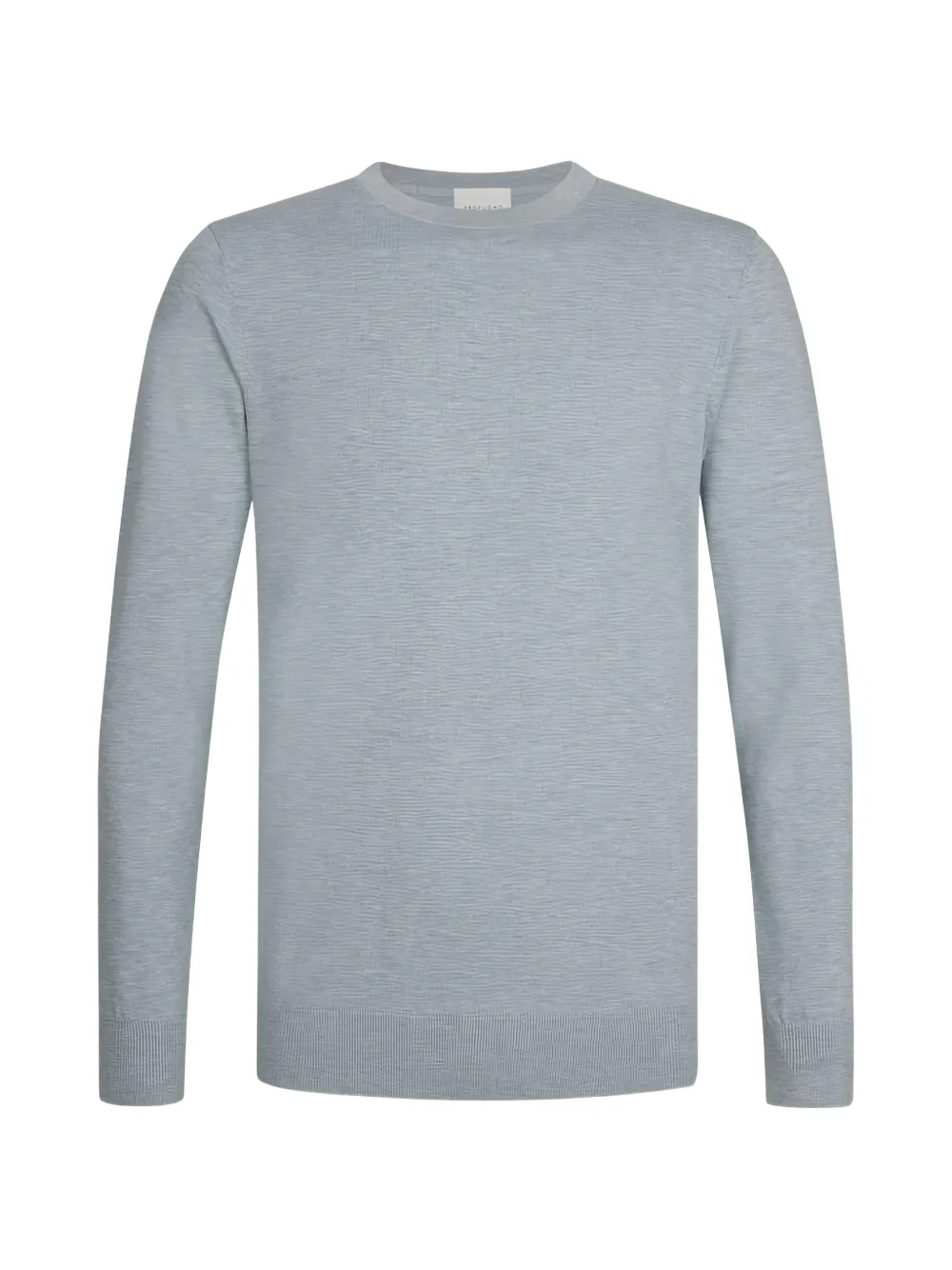 Profuomo crew-neck long-sleeve T-shirt Blauw