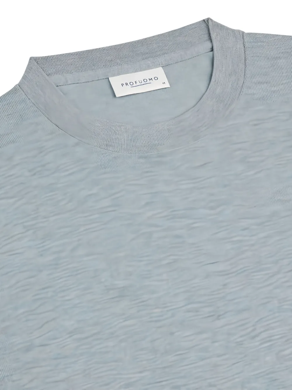 Profuomo crew-neck long-sleeve T-shirt Blauw