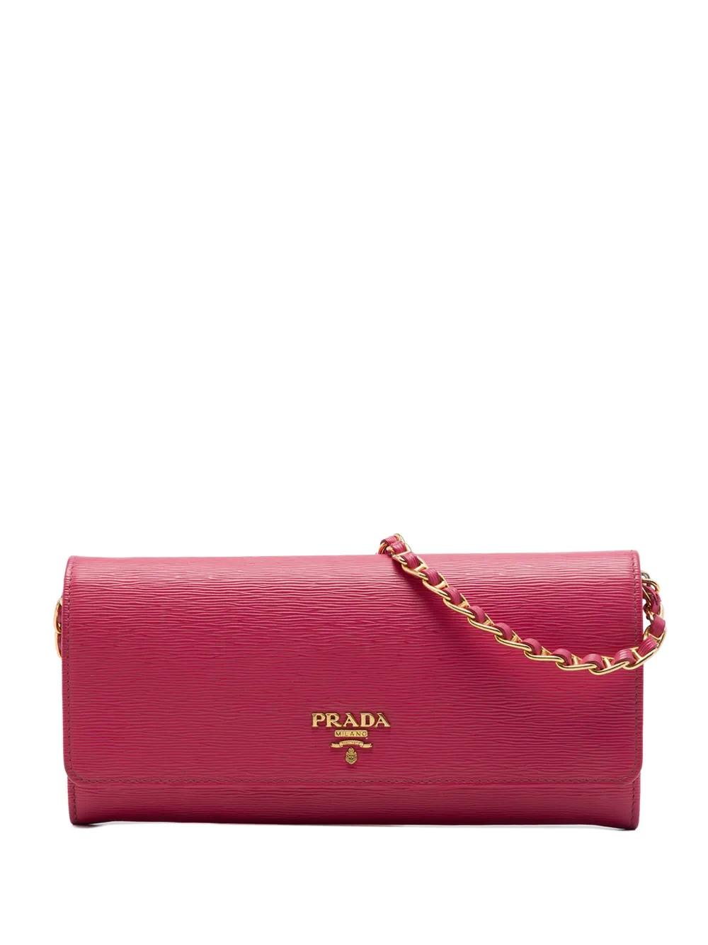 Prada Pre-Owned 2013-2026 Vitello Move Wallet on Chain crossbody bag - Rosa