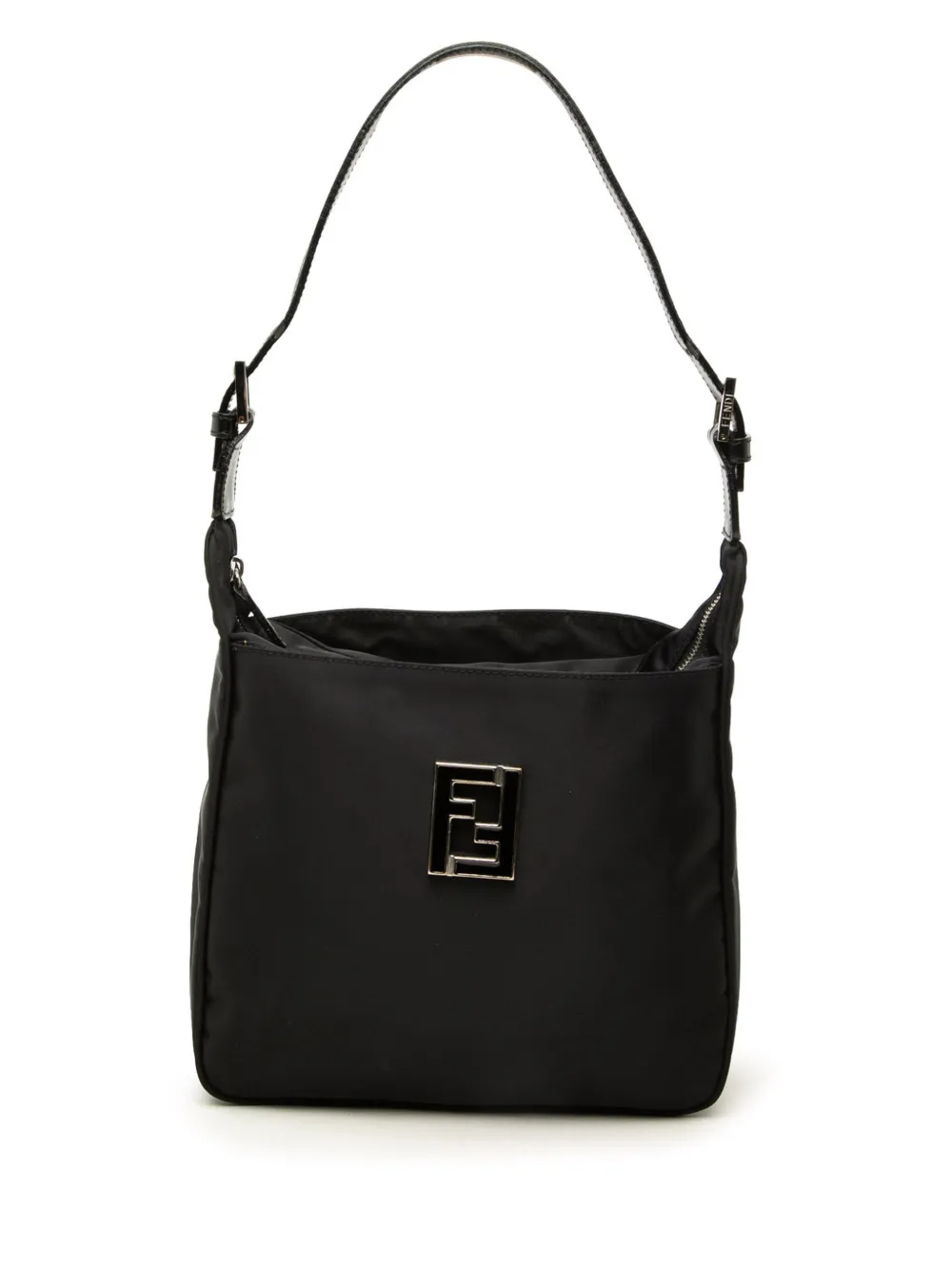 Fendi Pre-Owned 2000-2010 Nylon FF shoulder bag - Black