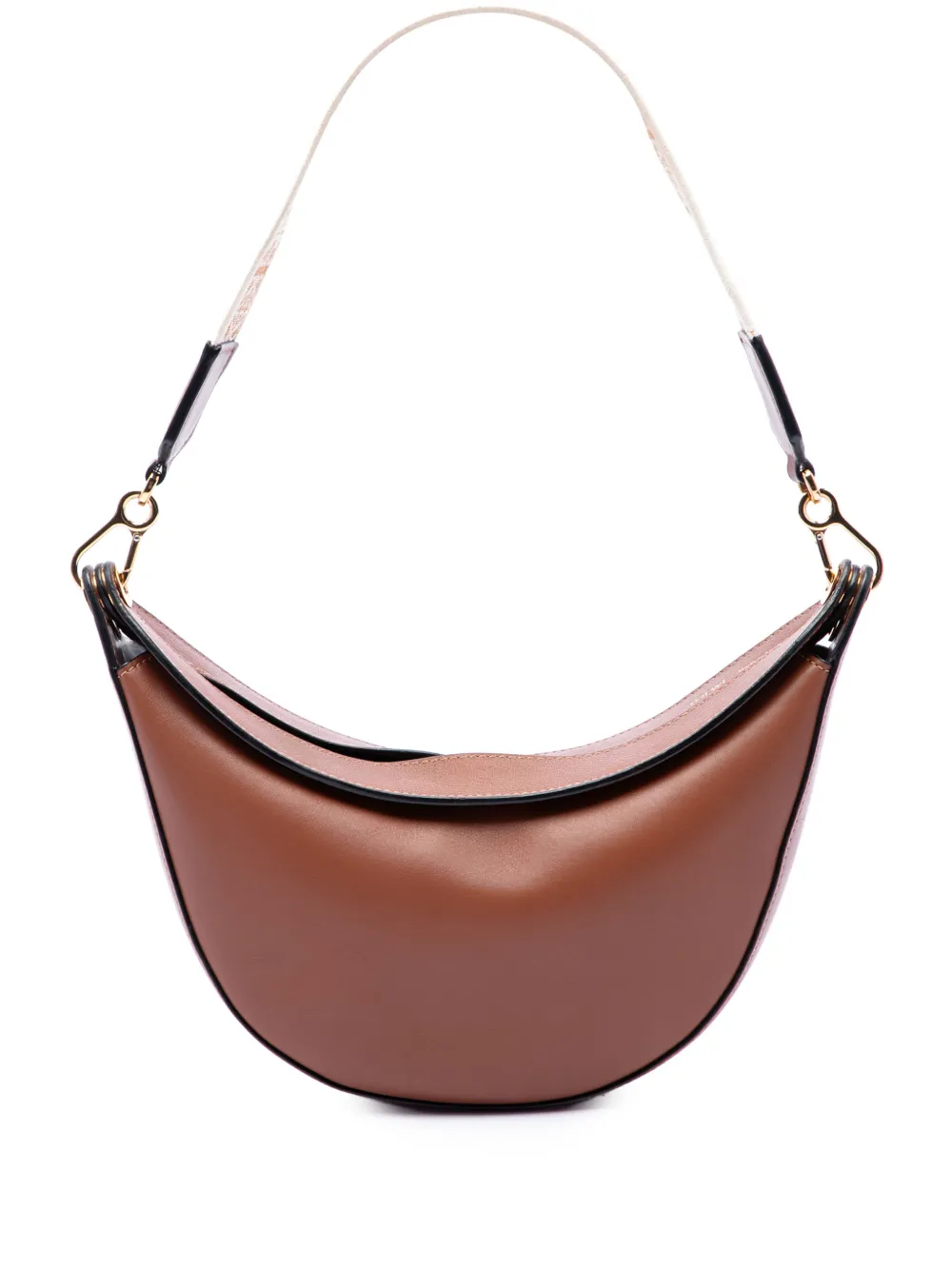 Loewe Pre-Owned 2022 Small Leather Luna Hobo satchel - Braun