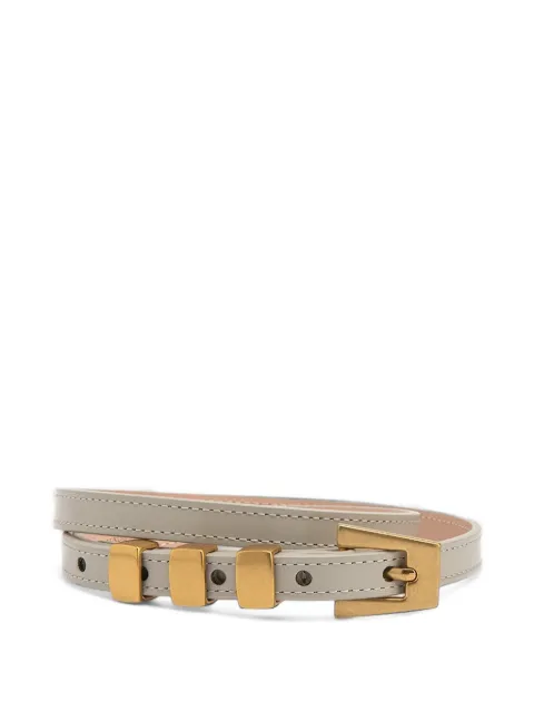 BY FAR Vic semi-patent belt